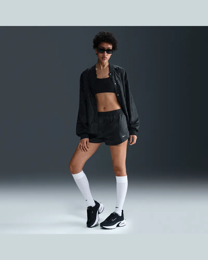 Nike Sportswear Windrunner Webshorts mit mittelhohem Bund (Damen, 5 cm) - Schwarz Schwarz