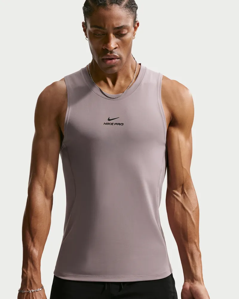 Nike Pro Dri-FIT Trainings-Tanktop (Herren) - Grau Grau
