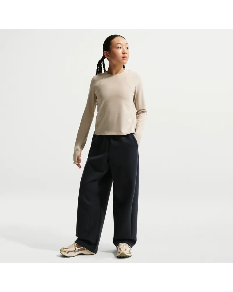 Nike MAVN Strickhose mit Therma-FIT-Technologie und hohem Bund für Mädchen - Schwarz Schwarz