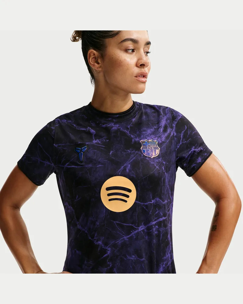 Nike FC Barcelona Away Kobe Dri-FIT Pre-Match-Fußballoberteil (Damen) - Lila Lila