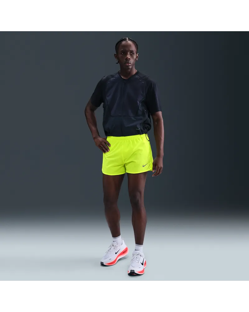 Nike Fast Dri-FIT-Laufshorts mit Innenslip für Herren (ca. 7,6 cm) - Gelb Gelb