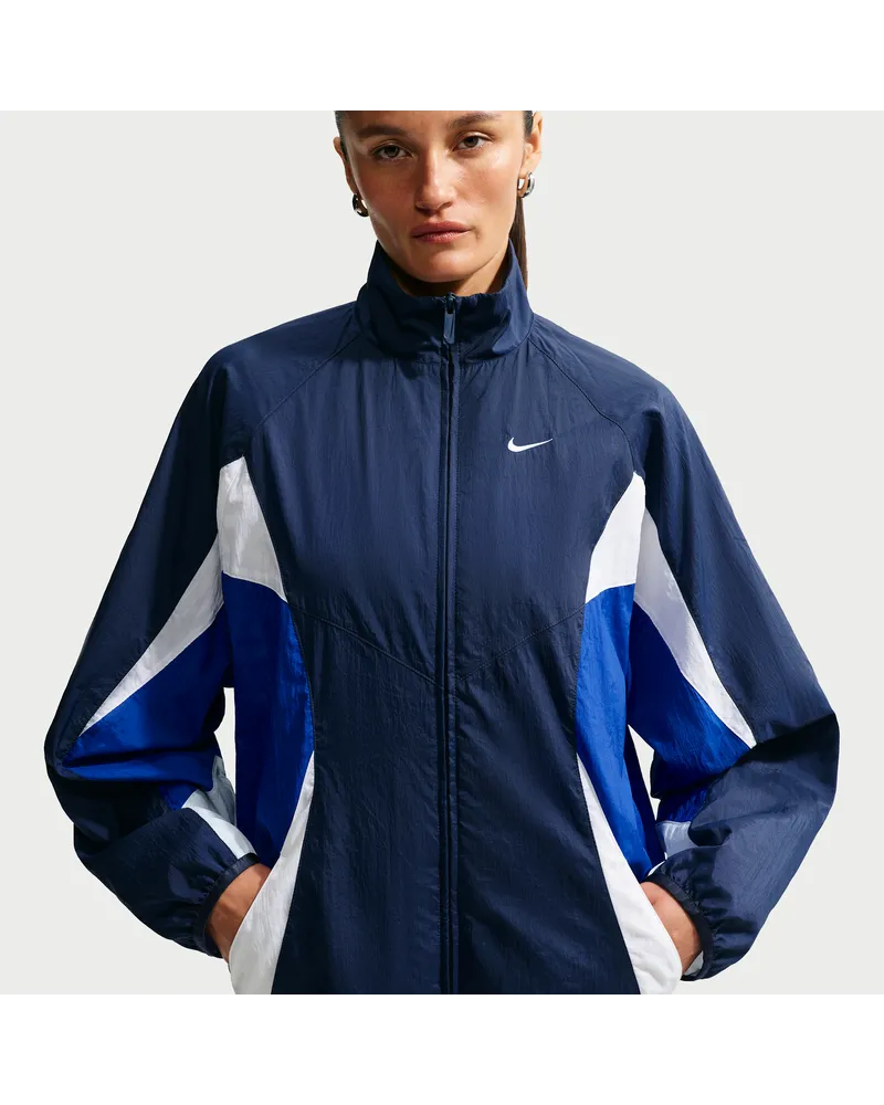 Nike Oversize-Track-Jacket (Damen) - Blau Blau