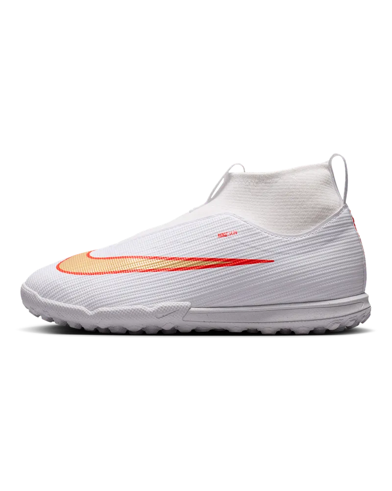 Nike Jr. Mercurial Superfly 11 Academy High-Top-Fußballschuh für Kunstrasen (ältere Kinder) - Weiß Weiß