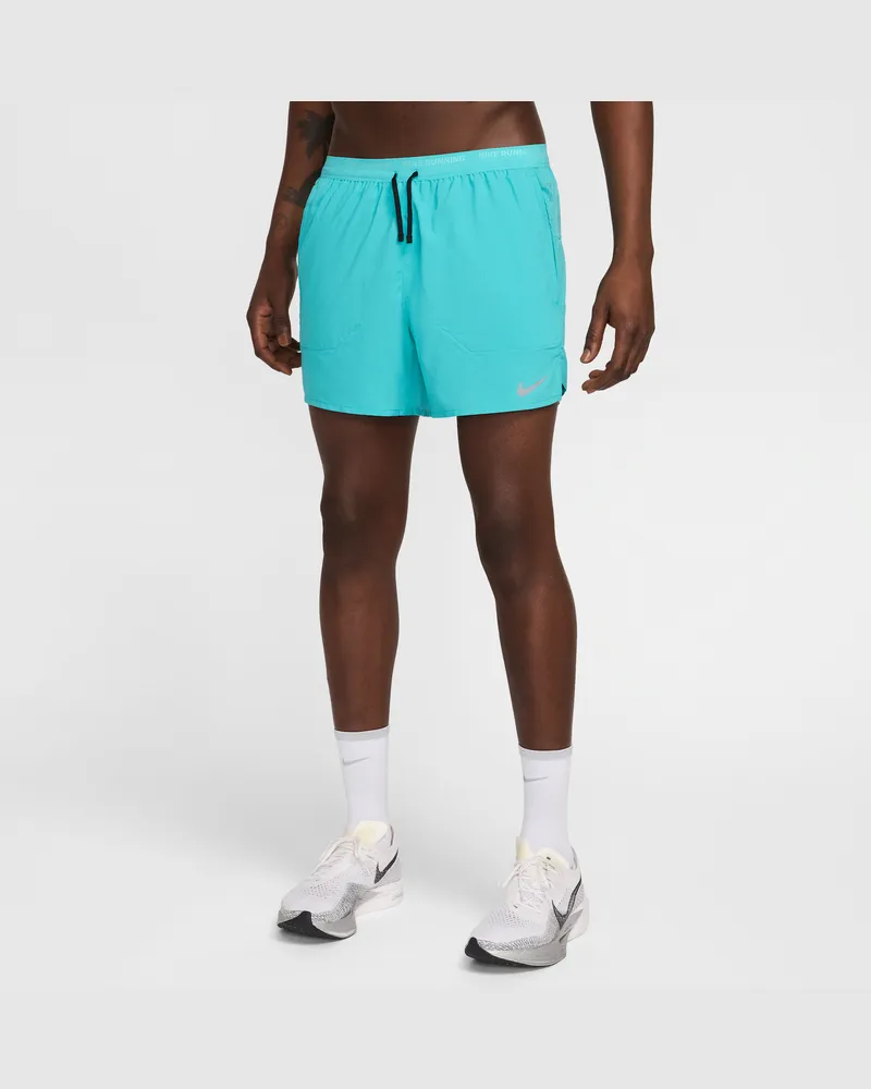 Nike Stride Dri-FIT-Laufshorts mit Futter für Herren (ca. 12,5 cm) - Grün Grün