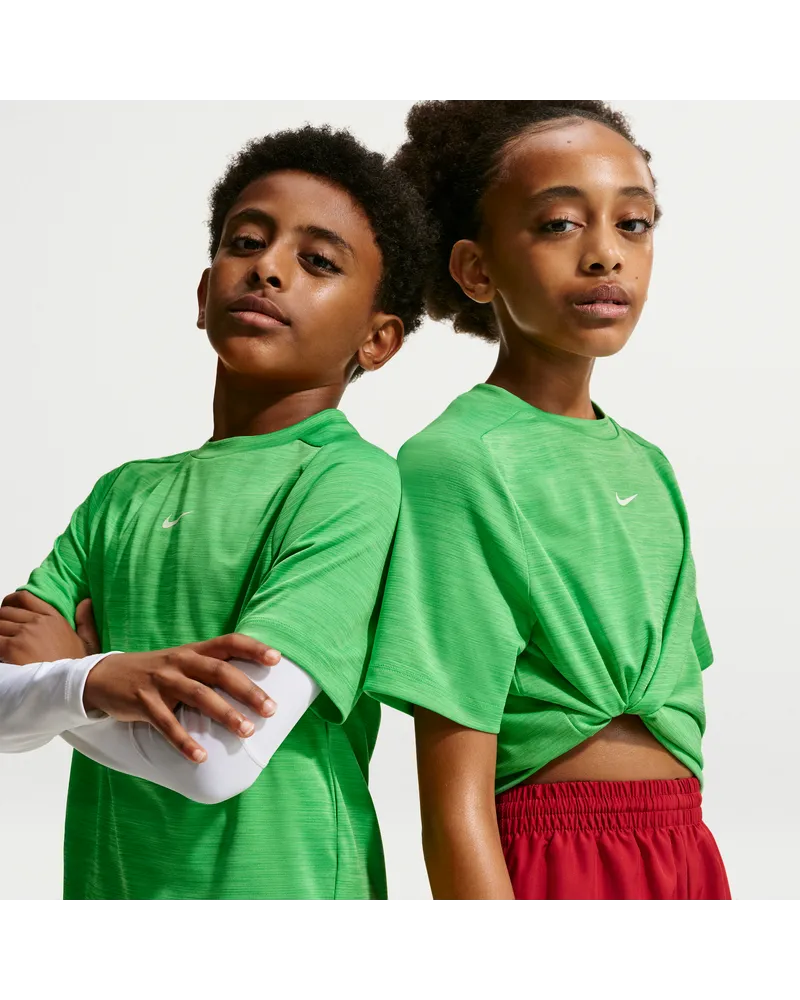 Nike Multi Dri-FIT Kurzarmshirt (ältere Kinder) - Grün Grün