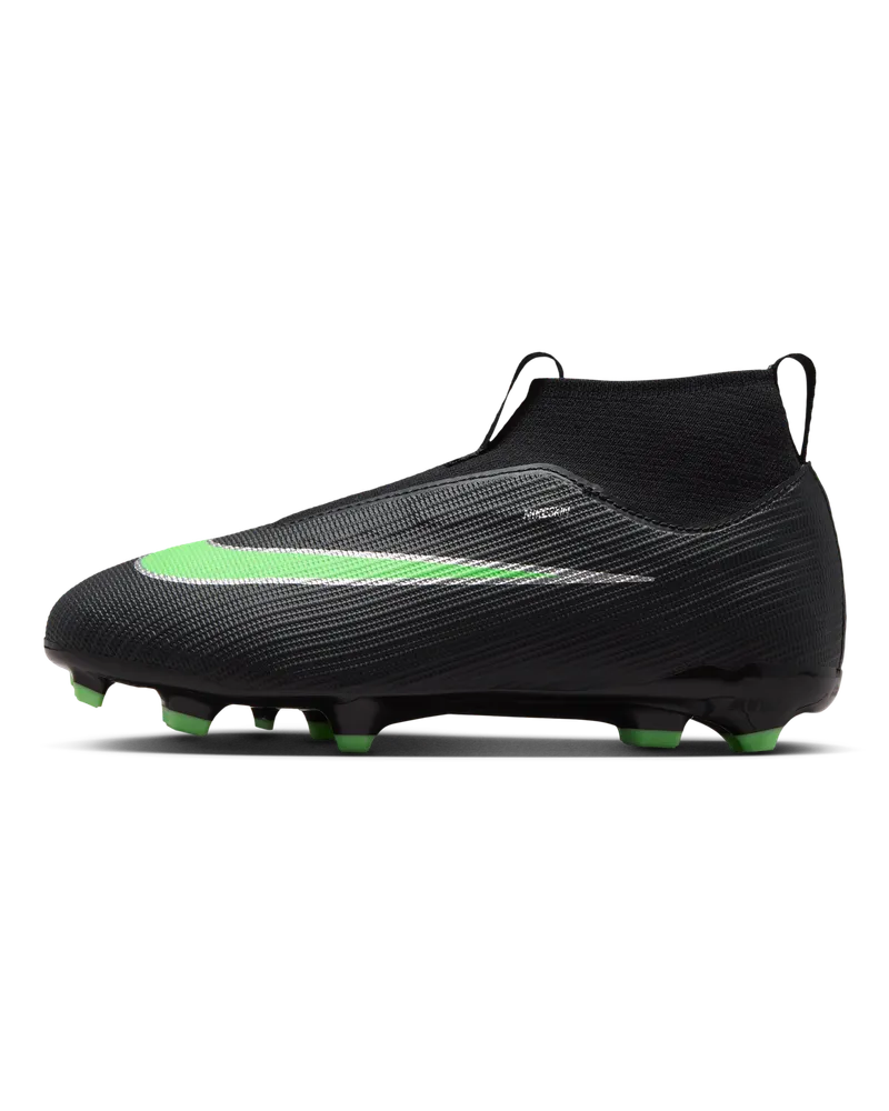 Nike Jr. Mercurial Superfly 11 Academy High-Top-Fußballschuh für verschiedene Böden (ältere Kinder) - Schwarz Schwarz