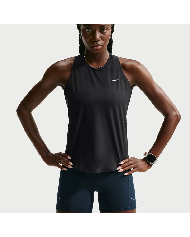 Nike Swift Dri-FIT Lauf-Tanktop (Damen) - Schwarz Schwarz