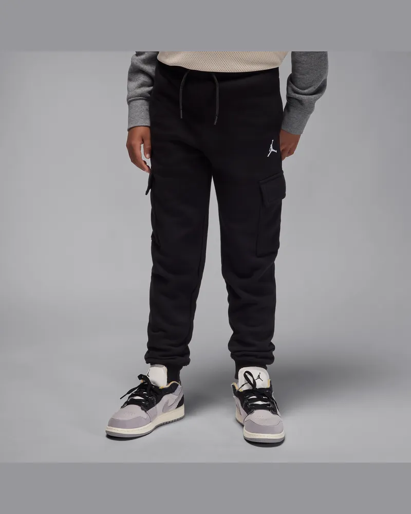 Jordan My Brooklyn Essentials Fleece-Cargohose (ältere Kinder) - Schwarz Schwarz