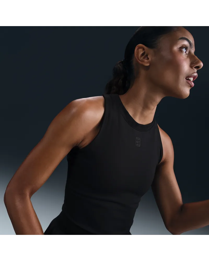 Nike Court Advantage Dri-FIT Tennis-Tanktop für Damen - Schwarz Schwarz