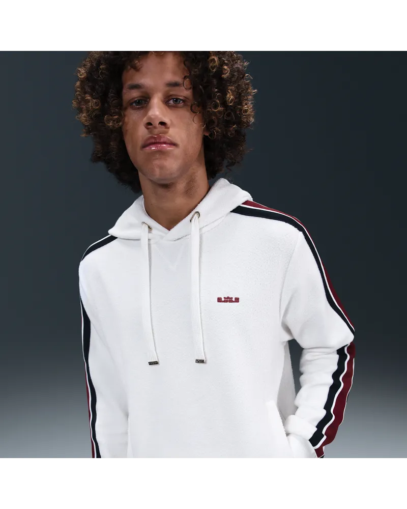 Nike LeBron Standard Issue Therma-FIT Basketball-Hoodie (Herren) - Weiß Weiß