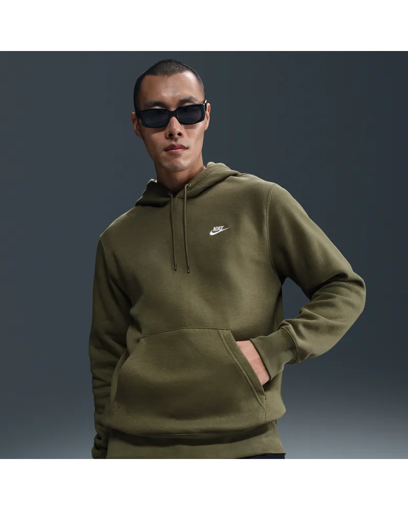 Nike Club Fleece-Hoodie (Herren) - Grün Grün