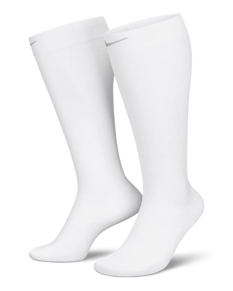 Nike Spark Lightweight Over-The-Calf-Kompressions-Laufsocken - Weiß Weiß