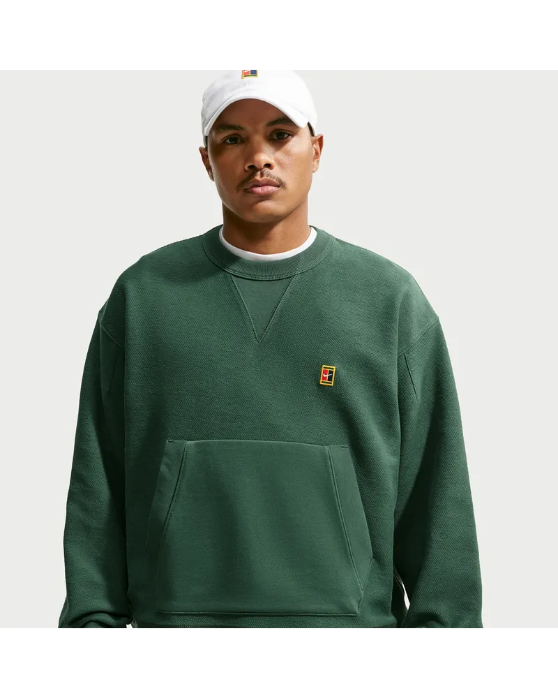 Nike Club Rules French-Terry-Sweatshirt mit Rundhalsausschnitt (Herren) - Grün Grün