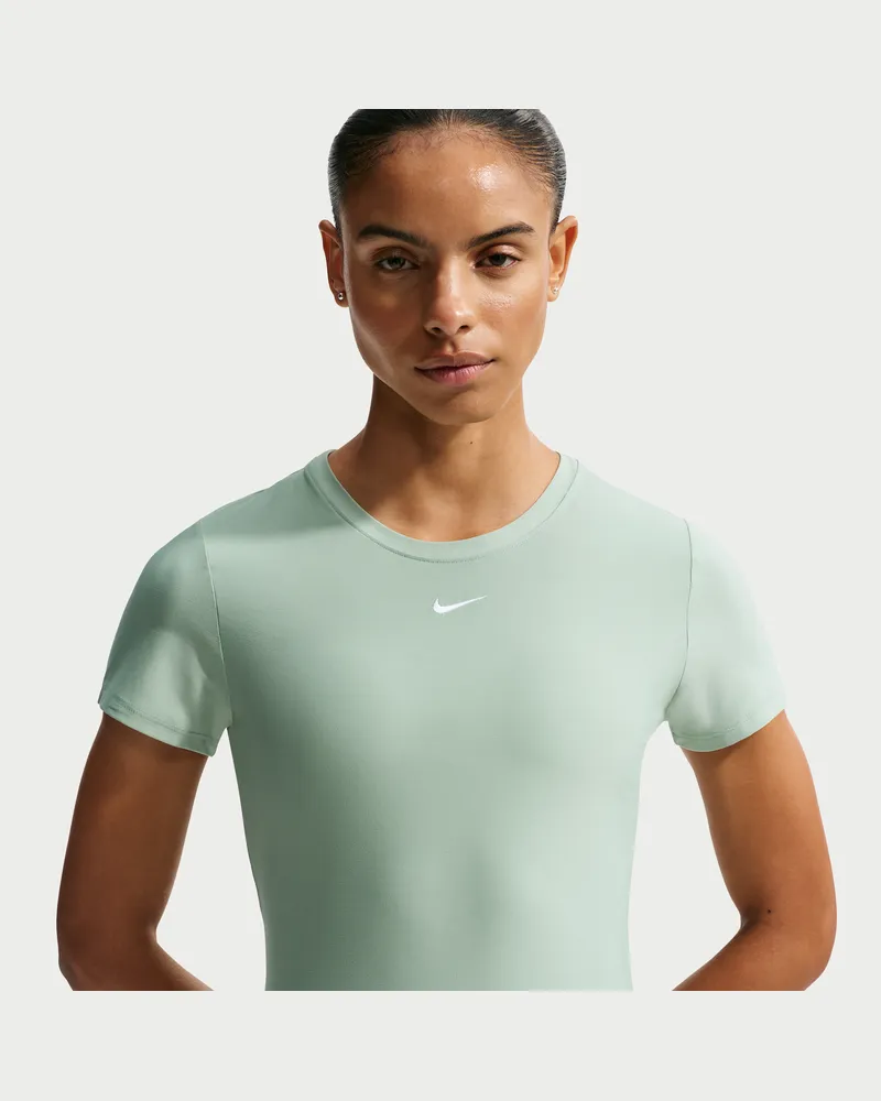 Nike Victory Dri-FIT Kurzarm-Tennisoberteil (Damen) - Grün Grün