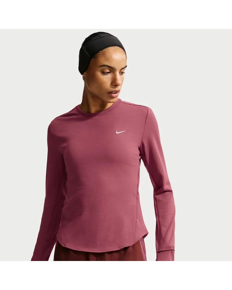 Nike Swift Therma-FIT Midlayer-Laufoberteil (Damen) - Rot Rot