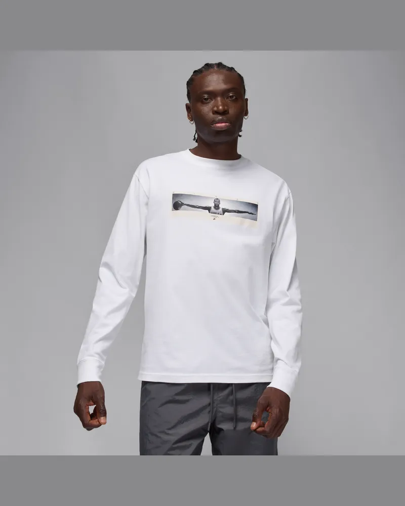 Jordan Longsleeve-T-Shirt (Herren) - Weiß Weiß