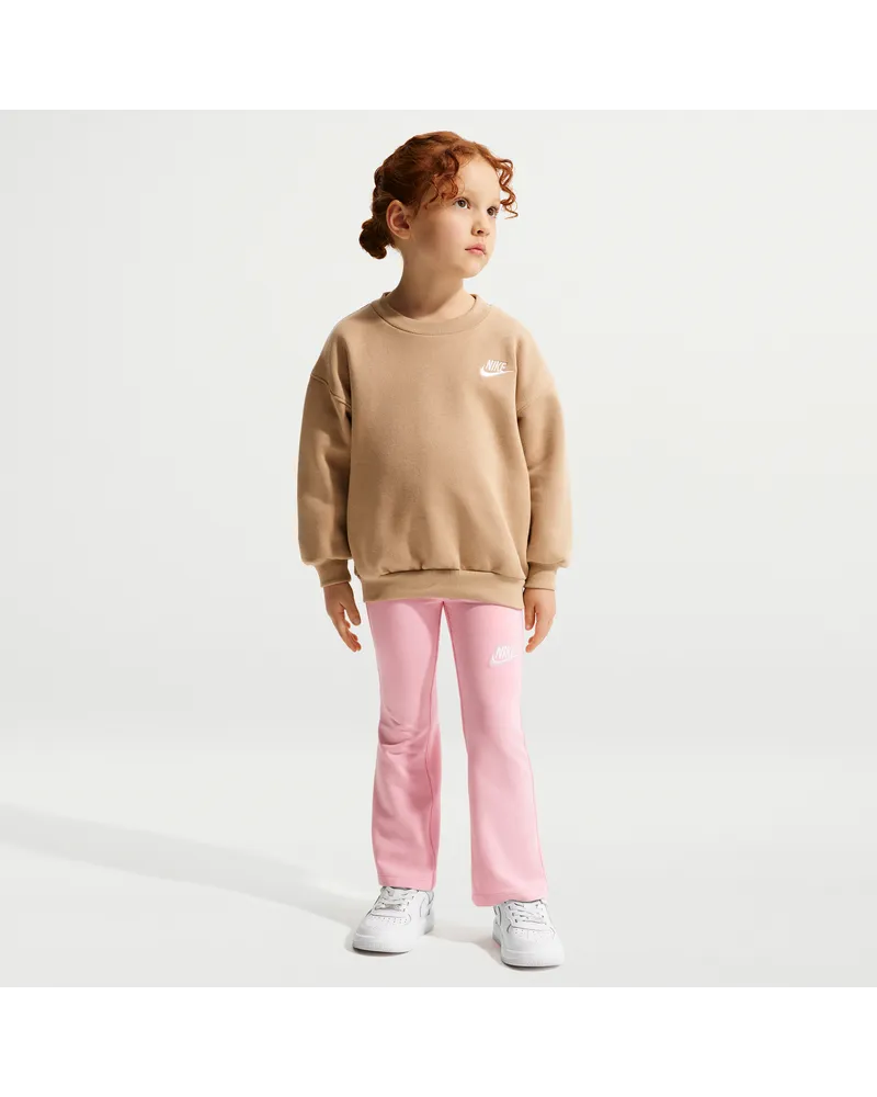 Nike Dri-FIT-Leggings mit ausgestelltem Bein (jüngere Kinder) - Pink Pink