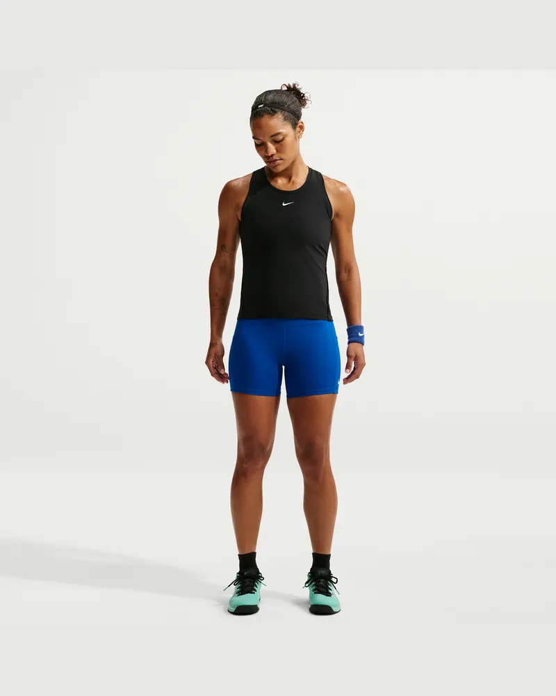 Nike Court Dri-FIT Tennisshorts mit Taschen (Damen) - Blau Blau