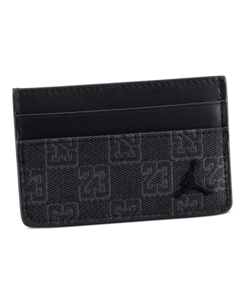 Jordan Monogram Kartenetui für Herren - Schwarz Schwarz