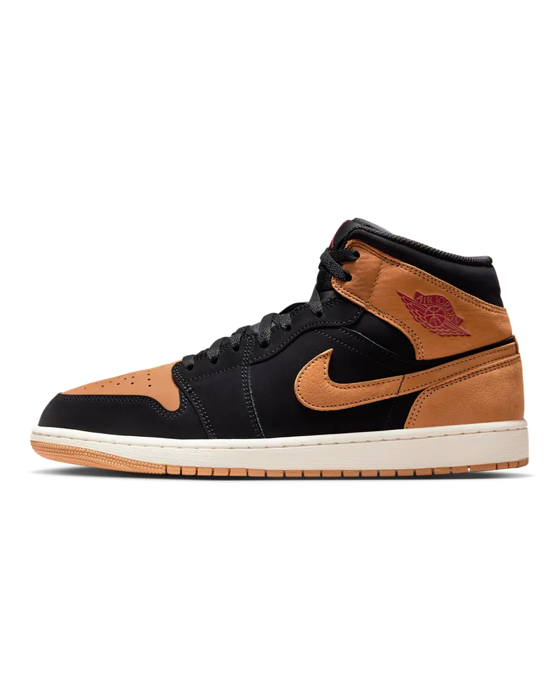 Jordan Air  1 Mid SE Schuh (Herren) - Schwarz Schwarz