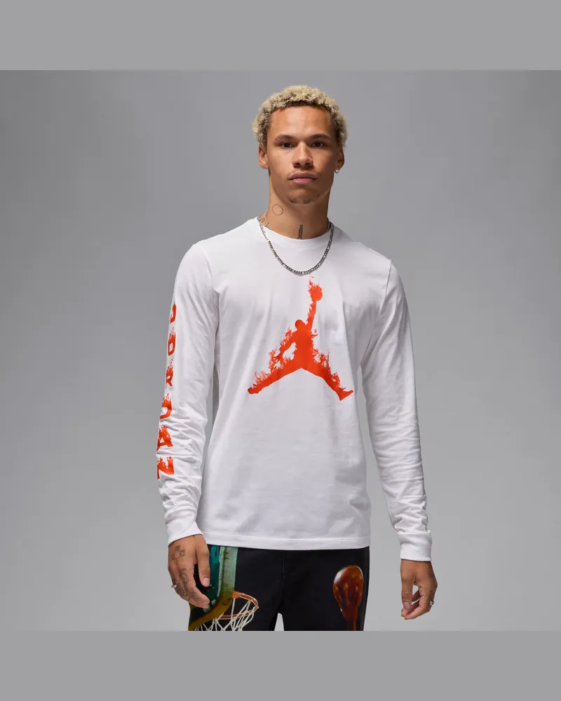Jordan Longsleeve für Herren - Weiß Weiß