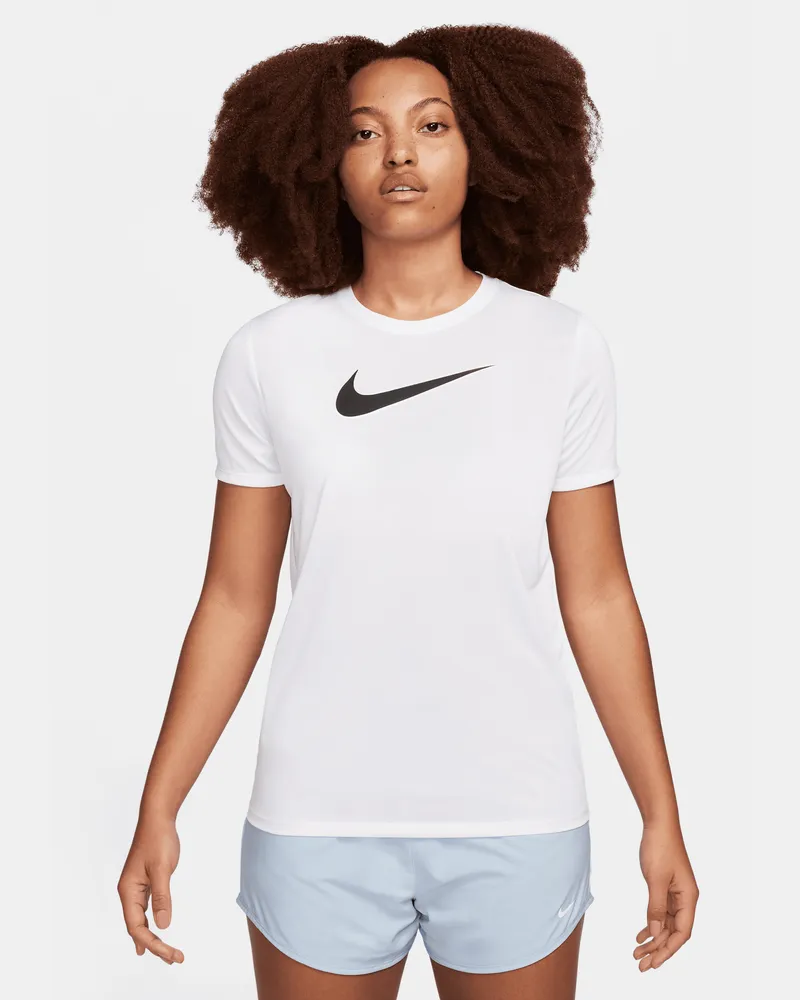 Nike Dri-FIT T-Shirt mit Grafik für Damen - Weiß Weiß