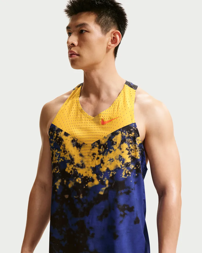Nike AeroSwift Dri-FIT ADV Lauf-Singlet (Herren) - Gelb Gelb