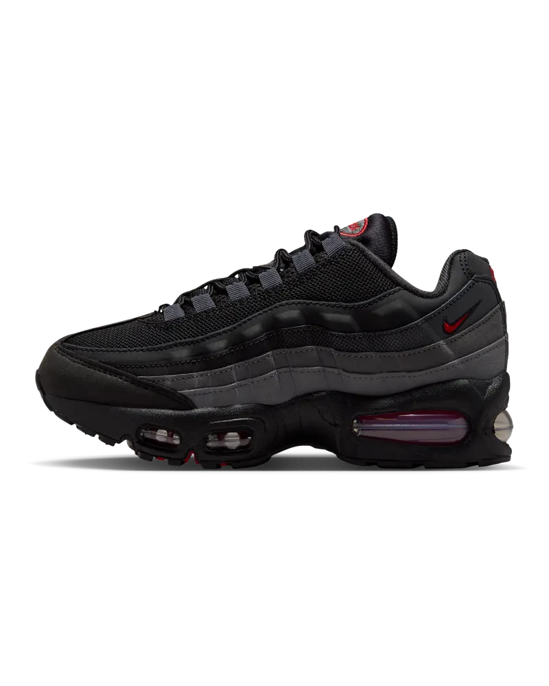 Nike Air Max 95 Big Bubble Schuh (ältere Kinder) - Schwarz Schwarz