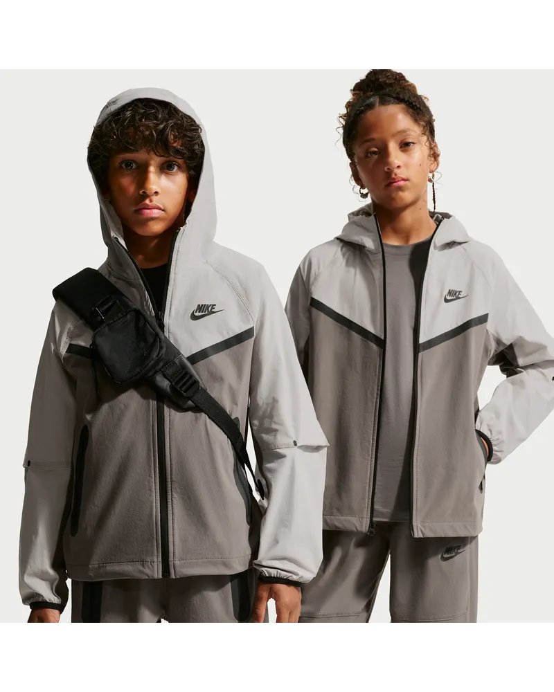 Nike Tech Webjacke (ältere Kinder, Jungen) - Grau Grau