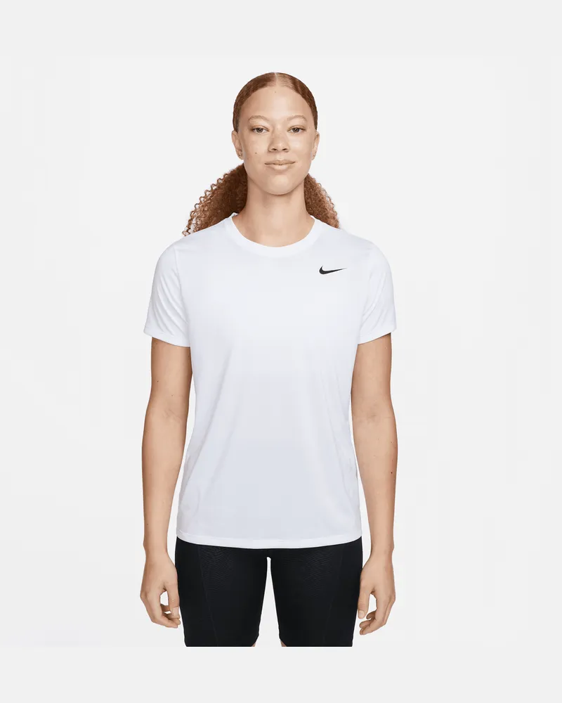 Nike Dri-FIT Damen-T-Shirt - Weiß Weiß