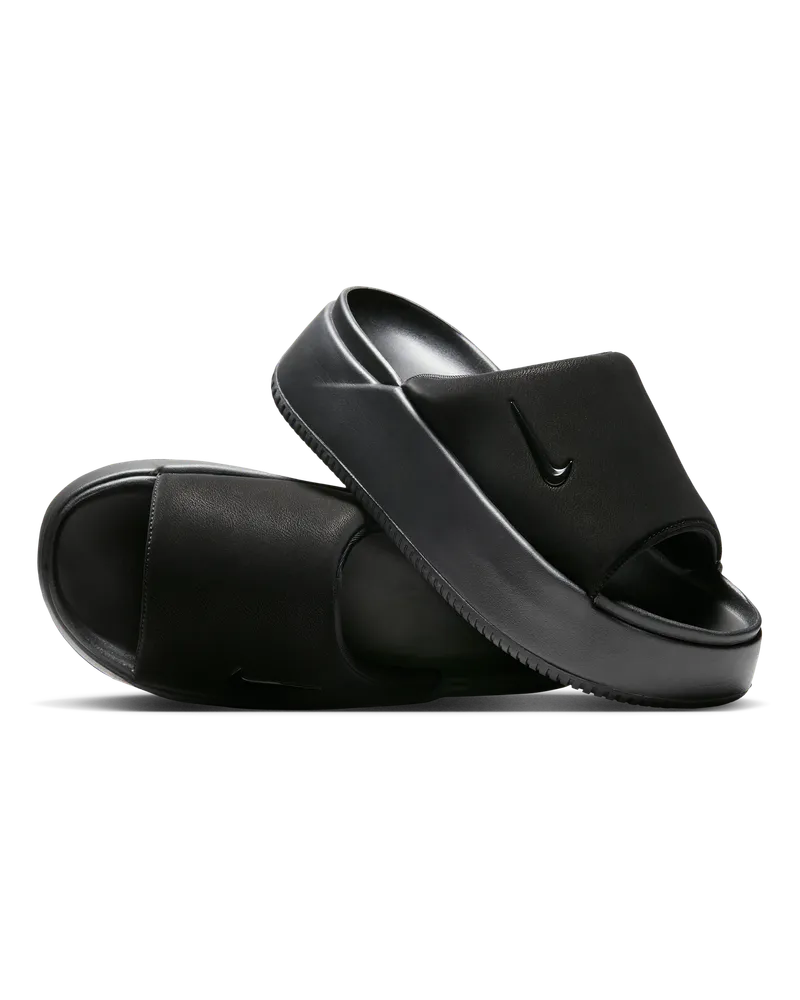 Nike Calm Elevation Slides (Damen) - Schwarz Schwarz