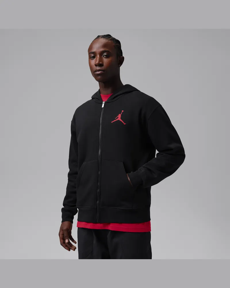 Jordan Kapuzenjacke aus Fleece (Herren) - Schwarz Schwarz