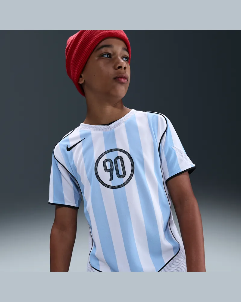Nike Total 90 Fußballtrikot mit Dri-FIT-Technologie (ältere Kinder) - Blau Blau