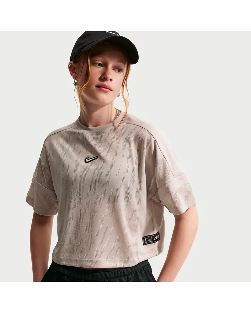 Nike Dance-Oberteil mit Mesh-Überzug für ältere Kinder (Mädchen) - Braun Braun