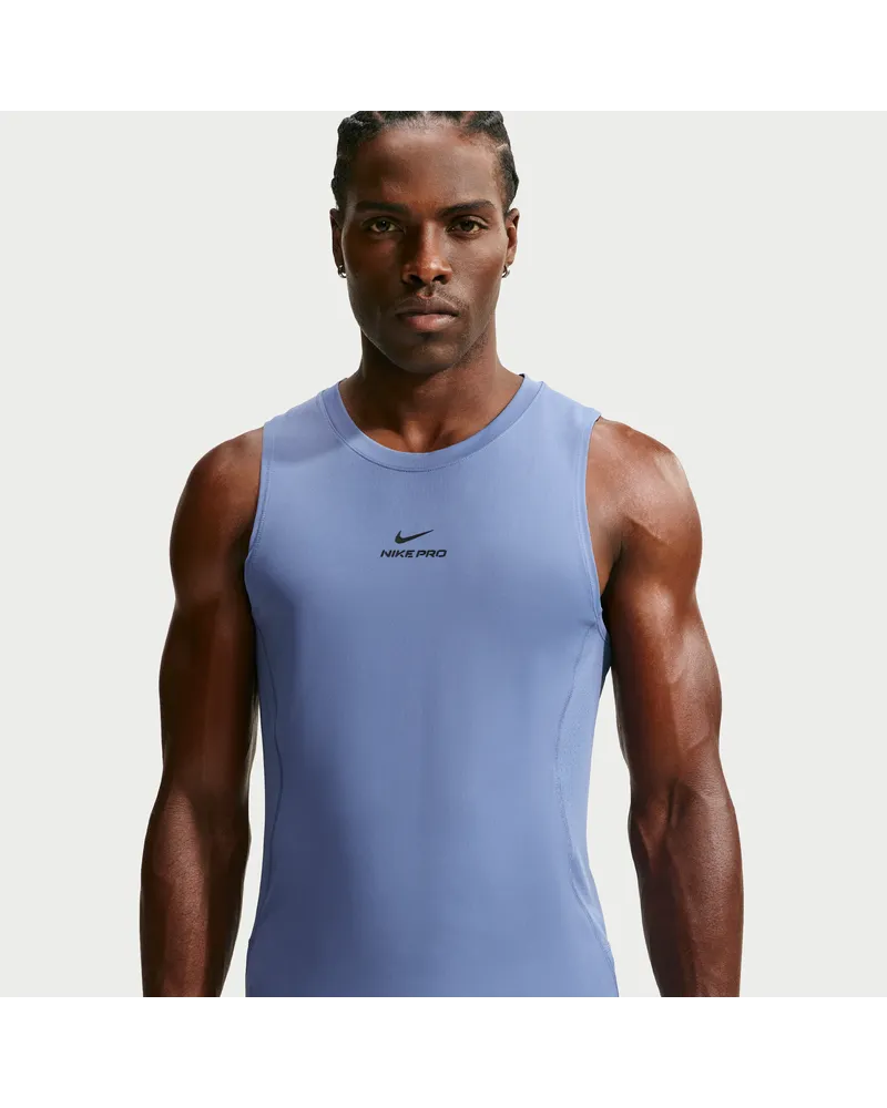 Nike Pro Dri-FIT Trainings-Tanktop (Herren) - Blau Blau