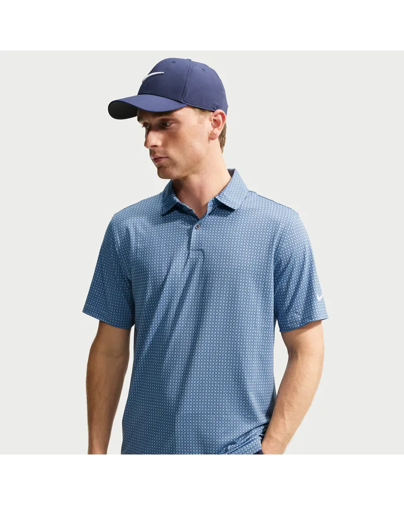 Nike Velocity Dri-FIT Golf-Poloshirt mit Print (Herren) - Blau Blau