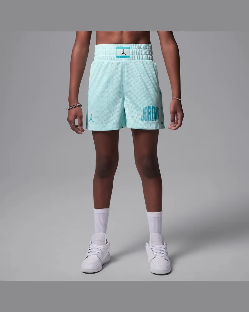 Jordan Dri-FIT Training Camp Jumpman Mesh-Shorts (ältere Kinder) - Grün Grün