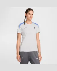 Nike Tottenham Hotspur Strike  Dri-FIT Kurzarm-Fußballoberteil aus Strickmaterial für Damen - Grau Grau