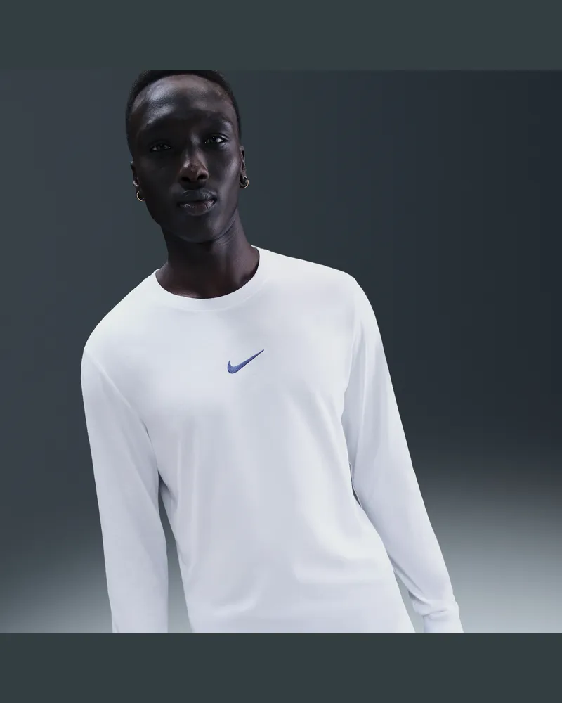 Nike Basketball-Longsleeve (Herren) - Weiß Weiß