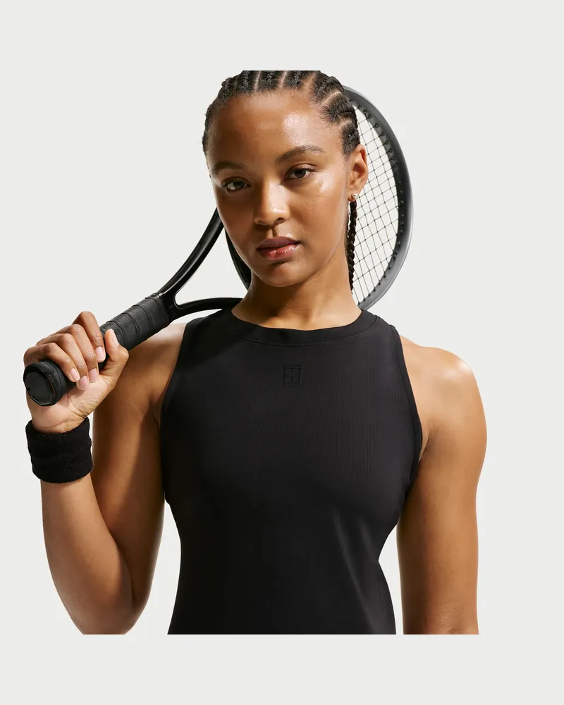 Nike Court Advantage Dri-FIT Tennis-Tanktop für Damen - Schwarz Schwarz