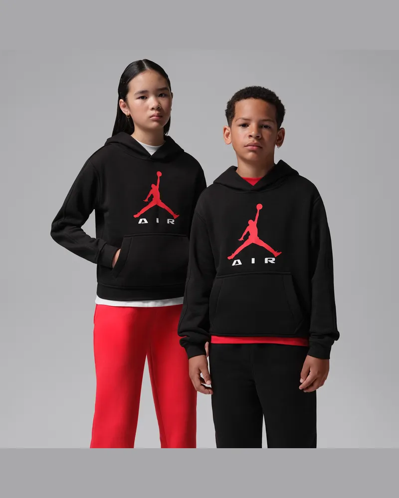 Jordan Air Hoodie (ältere Kinder) - Schwarz Schwarz