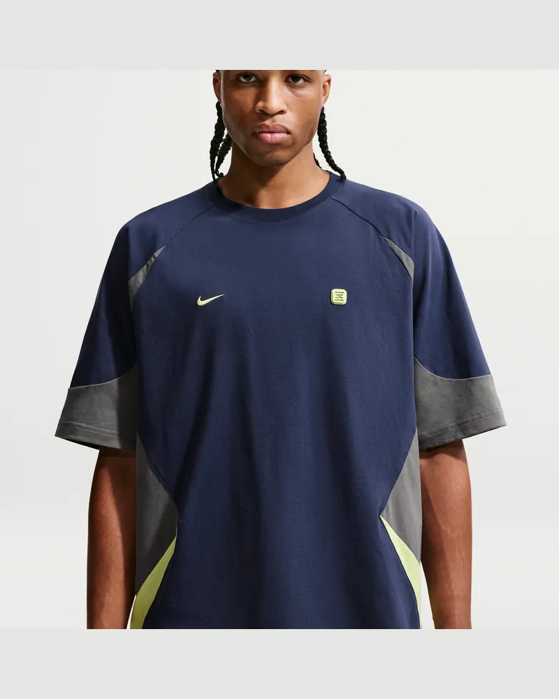 Nike Kurzarmoberteil für Herren - Blau Blau