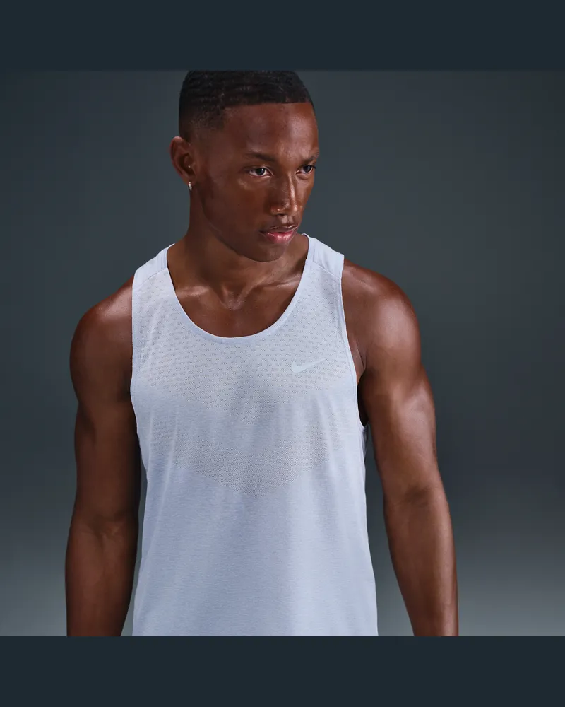 Nike Stride Dri-FIT ADV Lauf-Tanktop (Herren) - Grau Grau
