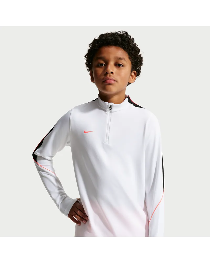 Nike Strike Dri-FIT Fußball-Drill-Oberteil aus Strickmaterial (ältere Kinder) - Weiß Weiß