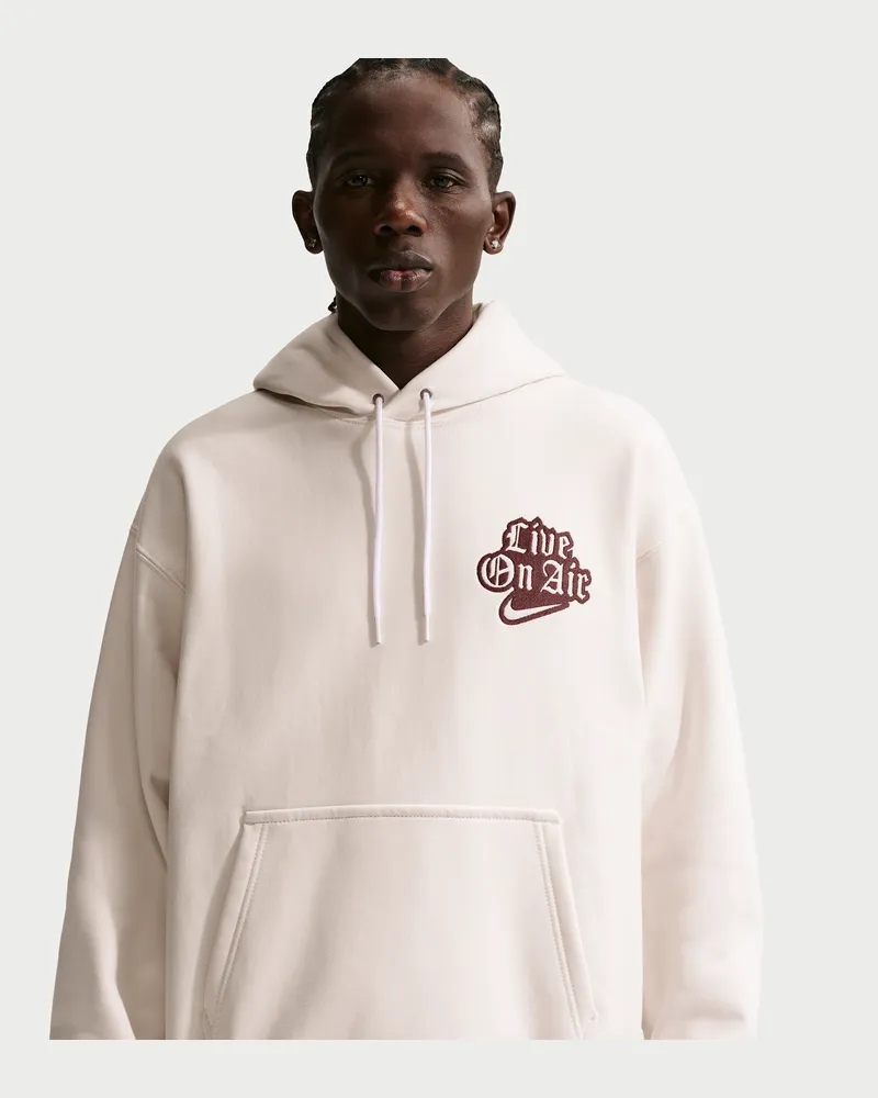 Nike Solo Swoosh Fleece-Hoodie für Herren - Grau Grau