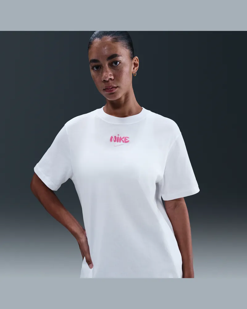 Nike Sportswear T-Shirt (Damen) - Weiß Weiß