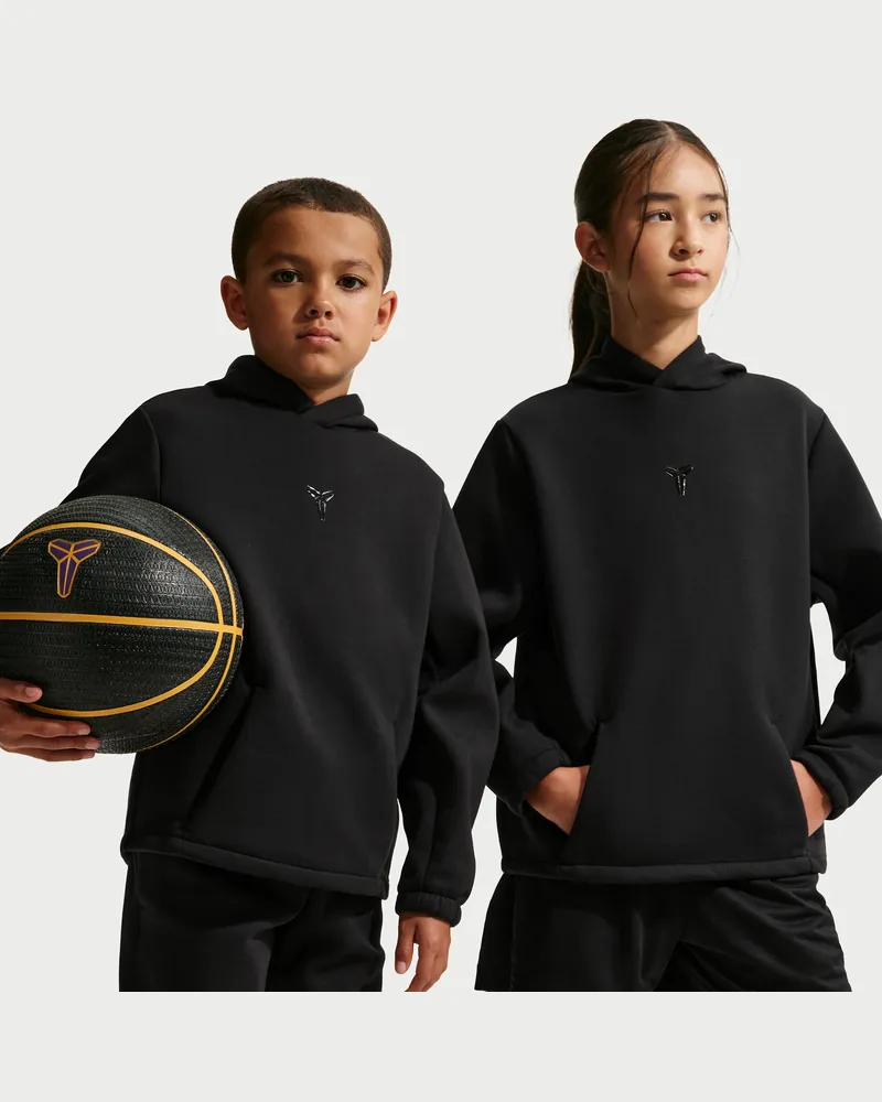 Nike Kobe Basketball-Hoodie mit Dri-FIT-Technologie (ältere Kinder) - Schwarz Schwarz