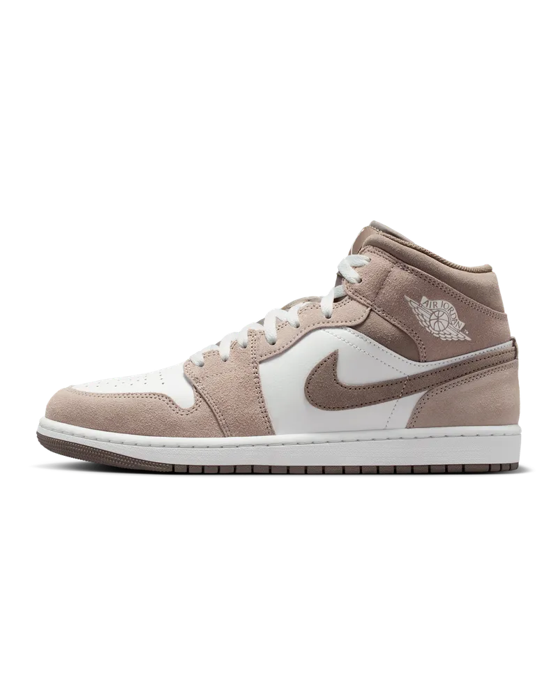 Jordan Air  1 Mid Herrenschuh - Grau Grau