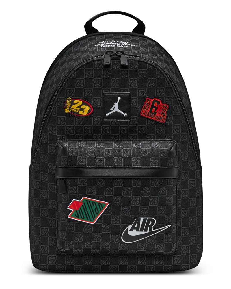 Jordan Monogram Rucksack (20 l) - Schwarz Schwarz