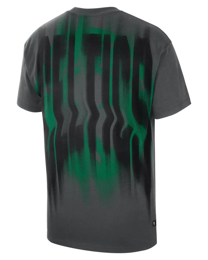 Nike Boston Celtics  Pregame-Basketball-T-Shirt (Herren) - Schwarz Schwarz